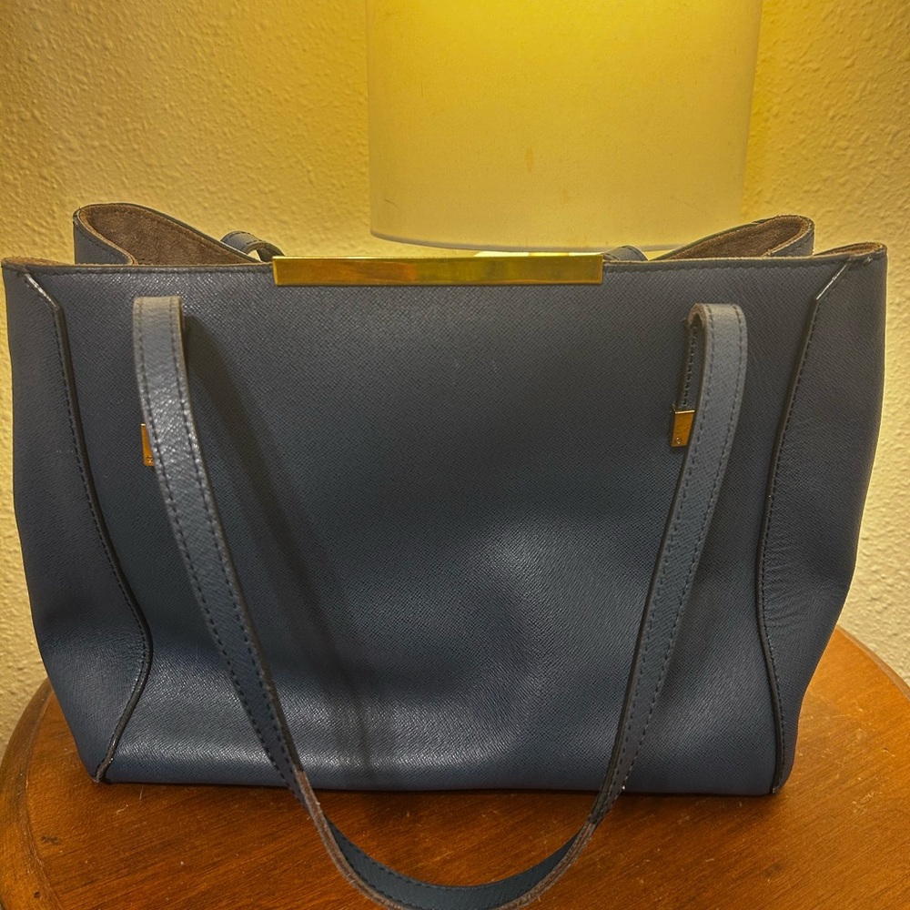 Jcrew Blue Medium Shoulder Bag. - image 6